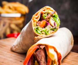 Chicken Swarma Roll